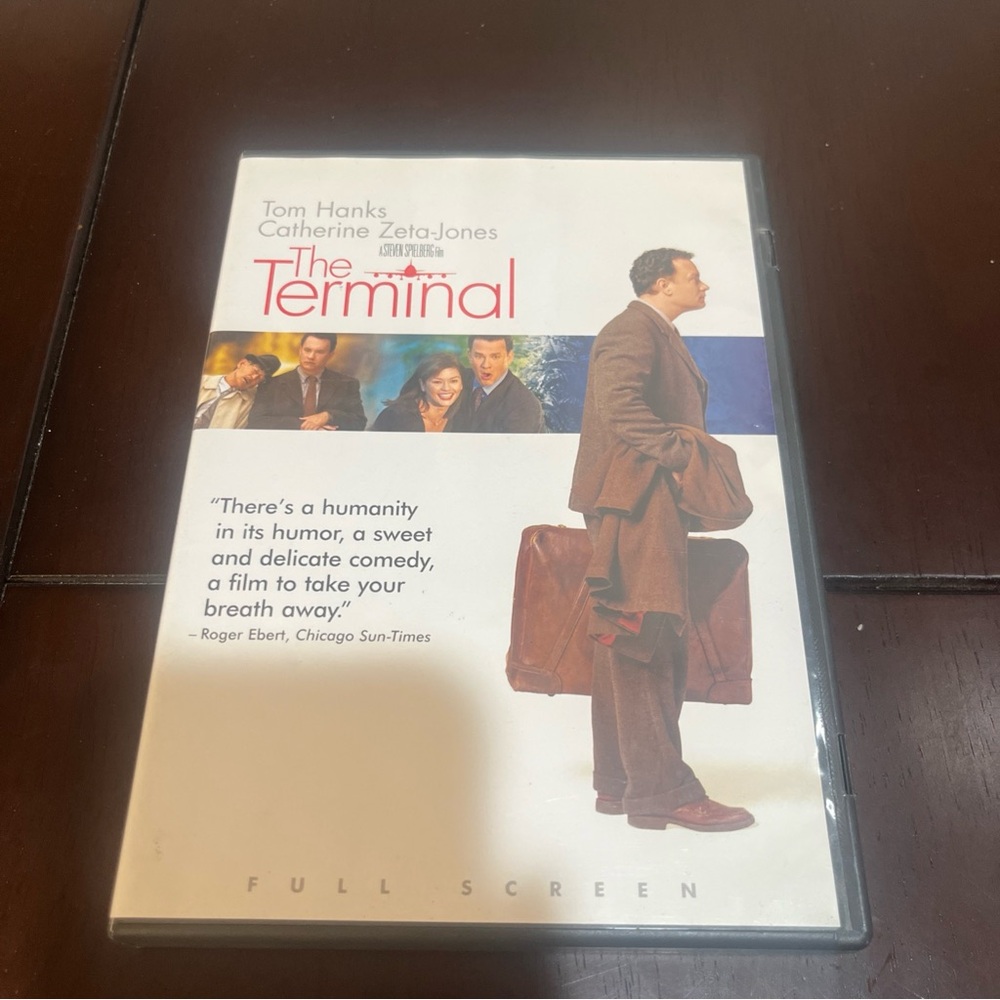 Dreamworks The Terminal DVD - White and Brown Cover